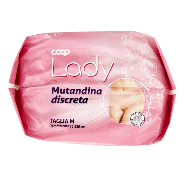 Одноразові жіночі трусики Lady Mutandina Discreta, розмір M (80&ndash;120 см), 8 шт CoopLady8 фото