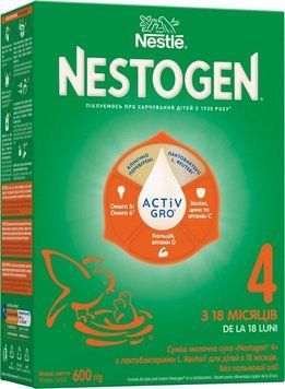 NESTOGEN 4 "Дитяче молочко" з пробіотиками з 18 міс. 600г NESTOGEN890146 фото