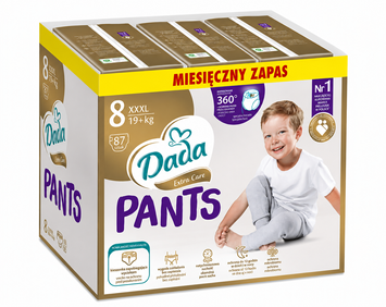 Підгузки-трусики Dada Extra Care Pants 8 XXXL 87 шт 19+ кг 3Pants8New фото