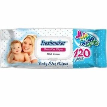 Freshmaker Серветки дитячі вологі Baby Wet Wipes, 120шт. - 24 шт/ящ 03003 фото