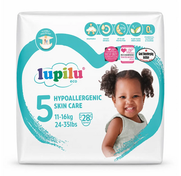 Підгузки Lupilu Hypoallergenic Skin Care 5 розмір 11-16 кг 28 шт Lupilu5SkinCare фото