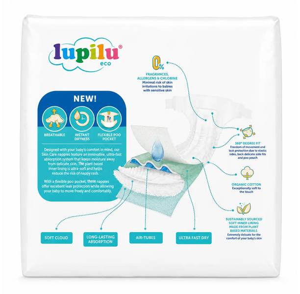 Підгузки Lupilu Hypoallergenic Skin Care 5 розмір 11-16 кг 28 шт Lupilu5SkinCare фото