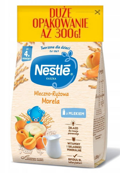 Молочно-рисова каша Nestl&eacute; Абрикос 300 г (від 4 місяців) Nestle717978 фото