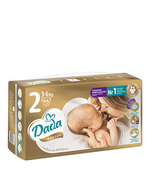 Підгузки Dada Extra Care 2 MINI 44 штуки / 3-6 кг ExtraCare2 фото