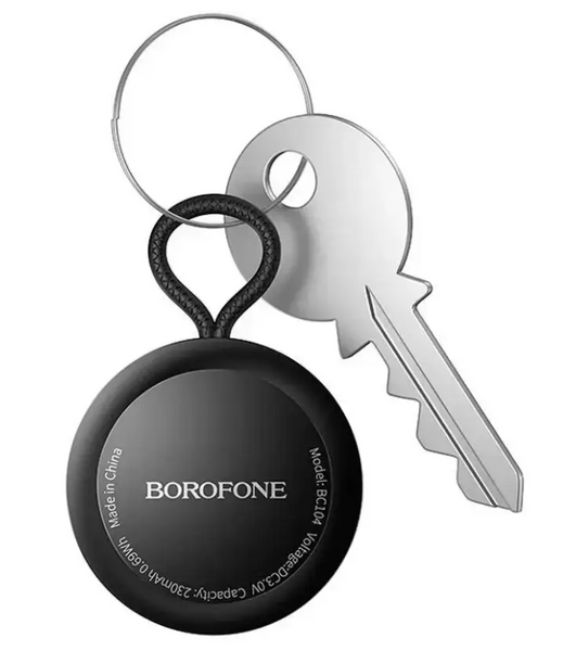 GPS/Bluetooth-трекер BOROFONE BC104 Intelligent Positioning Anti-Lost Device для пошуку речей (Apple Find My), Black BC104 фото