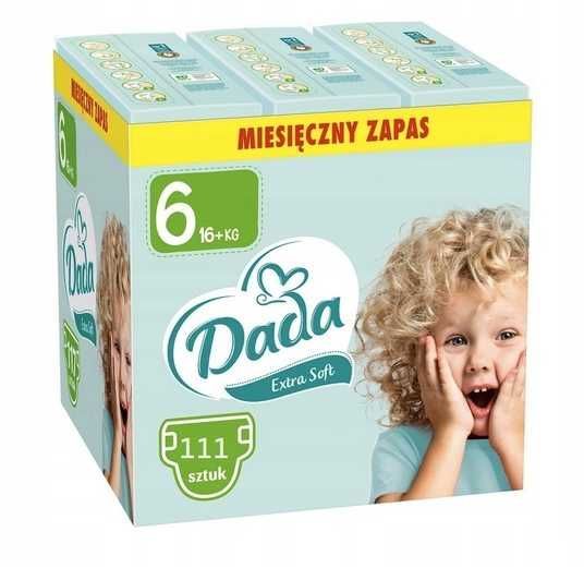 Підгузники 6 розмір Dada Extra soft 6 для дітей вагою від 16 кг 111 шт