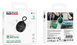 GPS/Bluetooth-трекер BOROFONE BC104 Intelligent Positioning Anti-Lost Device для пошуку речей (Apple Find My), Black BC104 фото 1