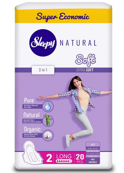 Sleepy Прокладки гігієнічі Soft Long-2 (280мм), 20шт 05988 фото
