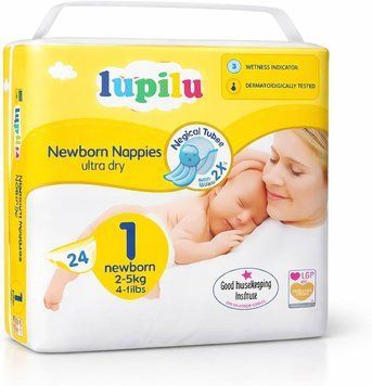 Підгузки Lupilu Ultra Dry Newborn Nappies розмір 1 Newborn 24 шт/ 2-5 кг Lupilu1Germany24 фото