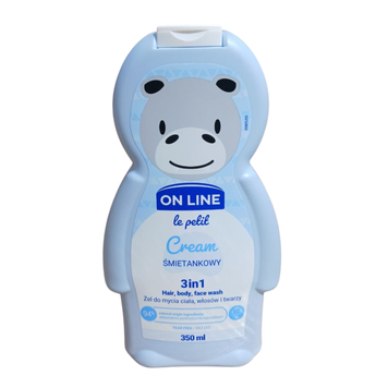 Засіб для миття волосся, тіла та обличчя дитячий Le Petit Cream On Line 350 мл НФ-00010146 фото