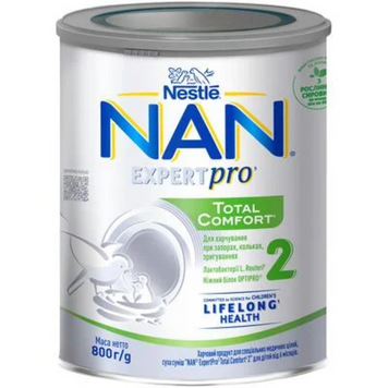 NAN Total Comfort 2 Суха молочна суміш для дітей від 6 місяців 800г NAN354240 фото