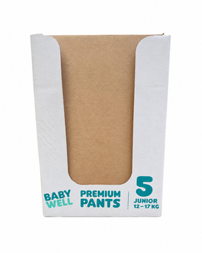 Babywell Premium Pants 5 Junior 12&ndash;17 кг, 3 білі упаковки по 20 шт в заводському ящику 60 шт 3BabyWell5 фото