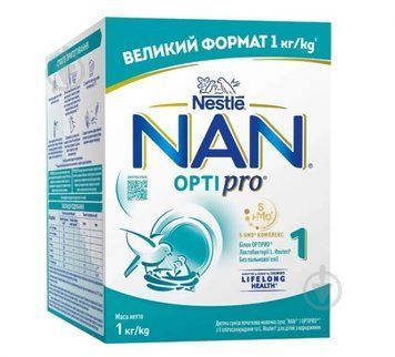 NAN 1 Суха мол.суміш OPTIPRO з олігосахаридом 2&rsquo;FL для дітей з народж. 1000г /4407 NAN394407 фото