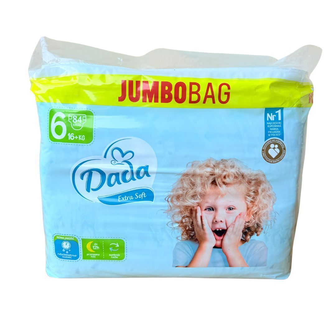 Купити Підгузники одноразові Dada Extra soft 6 84 шт для дітей