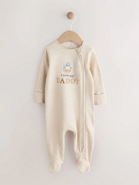 Чоловічок із закритими стопами Next для дитини I love my daddy NextDuddy6-9 фото